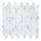 Andova Tiles Channing Elongated Hex 1" x 2.5" Marble Honeycomb Mosaic Wall & Floor Tile ANDCHA135 - alternate 6